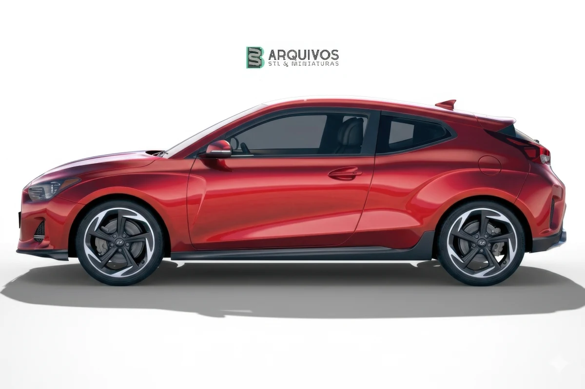 Modelo 3D STL - Hyundai Veloster 2019 — foto 7